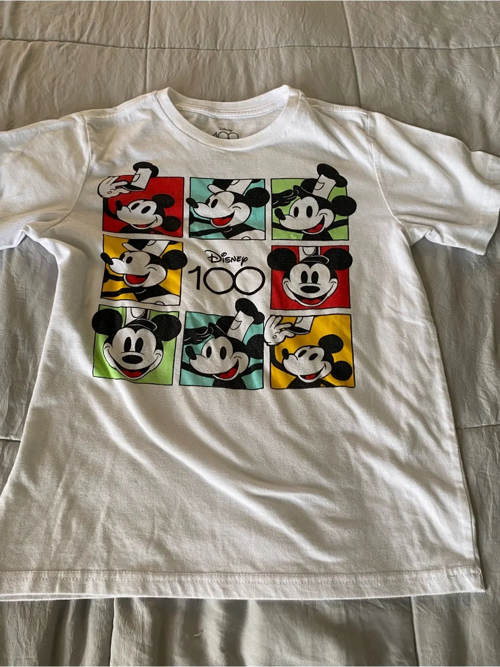 Kid’s Black Cargo Shorts and Disney tee